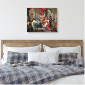 Alexander der Große im Tempel von Jerusalem Leinwanddruck (Insitu (Schlafzimmer))