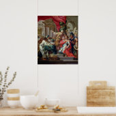 Alexander der Große im Tempel von Jerusalem Poster (Küche)