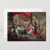 Alexander der Große im Tempel von Jerusalem Postkarte (Vorne/Hinten)