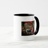 Alexander der Große im Tempel von Jerusalem Tasse (VorderseiteRechts)