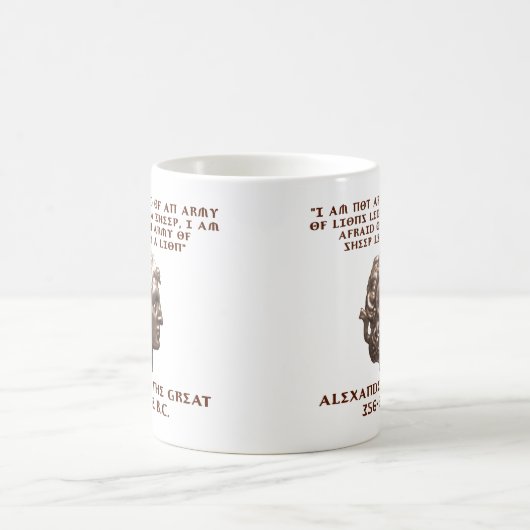 Alexander der Große Kaffeetasse (Mittel)