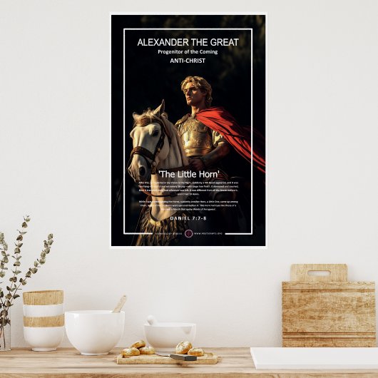 Alexander der Große - Kleines Horn Poster (Küche)