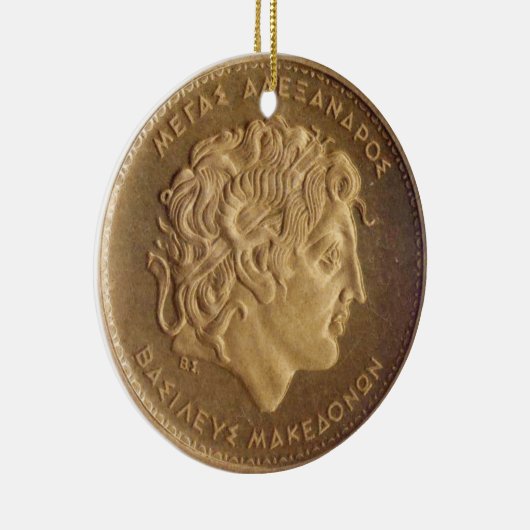 Alexander der Große, König von Macedonians Keramik Ornament (Rechts)