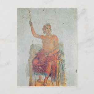 Alexander der Große, möglicherweise wie Zeus Postkarte