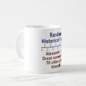 Alexander der große Name - Geschichte Kaffeetasse (Vorderseite Links)