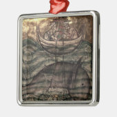 Alexander der Große Silbernes Ornament (Links)