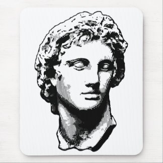 Alexander der Große-Statue Mousepad