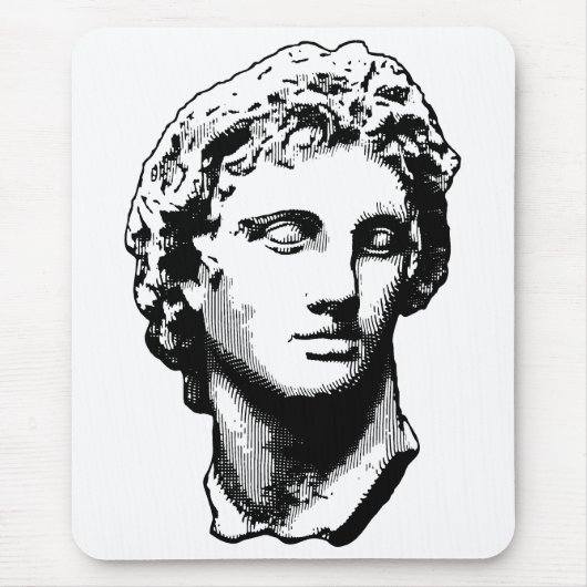 Alexander der Große-Statue Mousepad (Vorne)