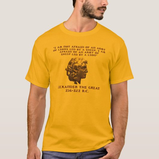 Alexander der Große T-Shirt (Vorderseite)