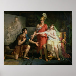 Alexander der Große überreicht Campaspe Poster