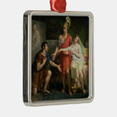 Alexander der Große überreicht Campaspe Silbernes Ornament (Rechts)