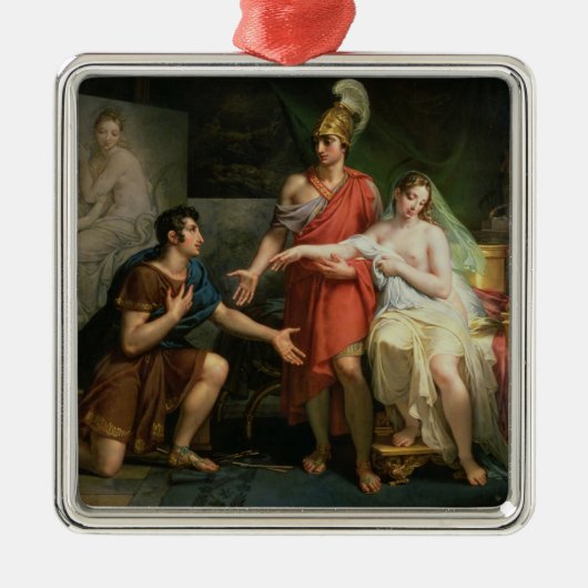 Alexander der Große überreicht Campaspe Silbernes Ornament (Vorne)