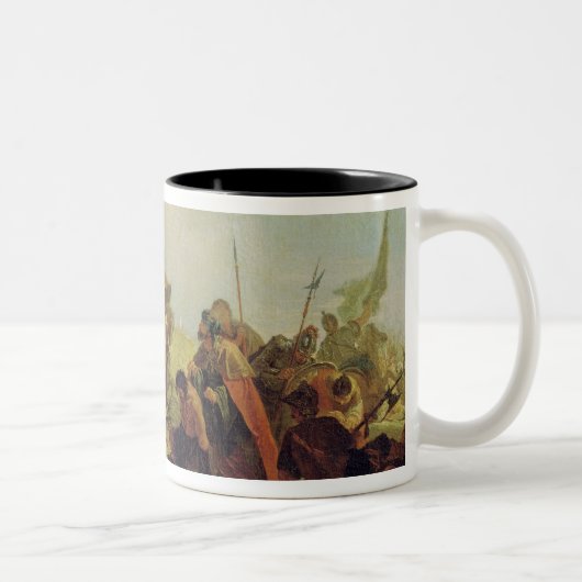 Alexander der Große und Porus Zweifarbige Tasse (Rechts)