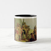 Alexander der Große und Porus Zweifarbige Tasse (Mittel)
