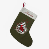 Alexander der Kardinal Custom Strumpf Kleiner Weihnachtsstrumpf (Vorderansicht (hängend))