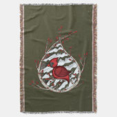 Alexander der Kardinal Throw Blanket Decke (Vorderseite Vertikal)
