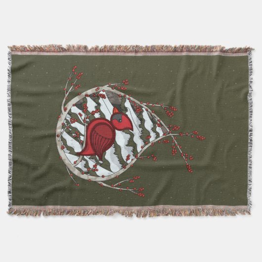 Alexander der Kardinal Throw Blanket Decke (Vorderseite)