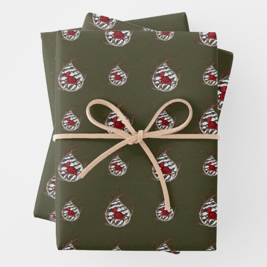 Alexander der Kardinal Wrapping Paper-Set Geschenkpapier Set (Beispiel)