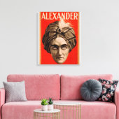 Alexander der Mann, der Magic Poster kennt Leinwanddruck (Insitu (Wohnzimmer))