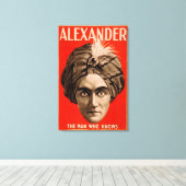Alexander der Mann, der Magic Poster kennt Leinwanddruck (Insitu (Holzboden))