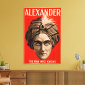 Alexander der Mann, der Magic Poster kennt Leinwanddruck (Insitu (Wohnzimmer))