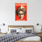 Alexander der Mann, der Magic Poster kennt Leinwanddruck (Insitu (Schlafzimmer))