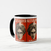 Alexander der Mann, der Magie kennt Tasse (Vorderseite Links)
