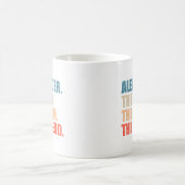 Alexander der Mann der Mythos der Legende Kaffeetasse (Mittel)