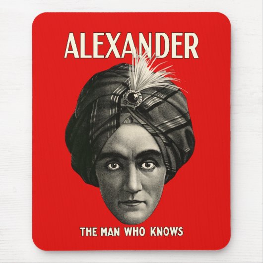 Alexander - der Mann, der weiß Mousepad (Vorne)