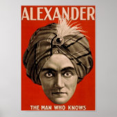 Alexander der Mann, der weiß Poster (Vorne)