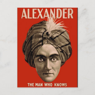 Alexander der Mann, der weiß Postkarte