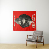 Alexander - der Mann, der weiß Wandteppich (Beispiel (Horizontal))