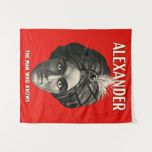 Alexander - der Mann, der weiß Wandteppich (Vorderseite (Horizontal))