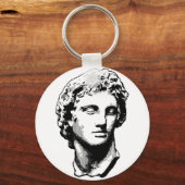 Alexander die Große Statue Schlüsselanhänger (Vorderseite)