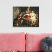 Alexander die Großen Hände über Campaspe Leinwanddruck (Insitu (Wohnzimmer))