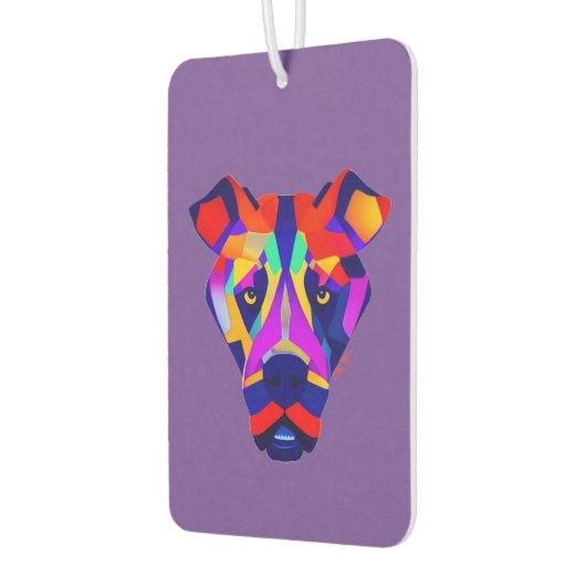 Alexander Dog lila Autoluftkühler Autolufterfrischer (Links)