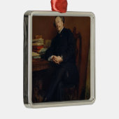 Alexander Dumas Fils 1877 Silbernes Ornament (Rechts)