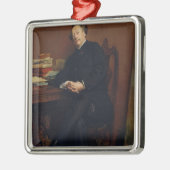 Alexander Dumas Fils 1877 Silbernes Ornament (Links)