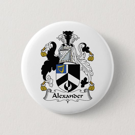 Alexander-Familienwappen Button (Vorderseite)
