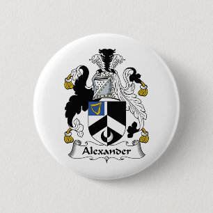 Alexander-Familienwappen Button
