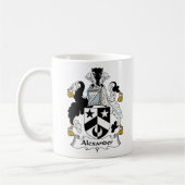 Alexander-Familienwappen Kaffeetasse (Links)