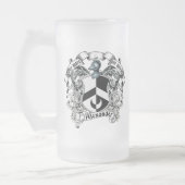 Alexander-Familienwappen Mattglas Bierglas (Links)