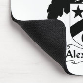 Alexander-Familienwappen Mousepad (Ecke)