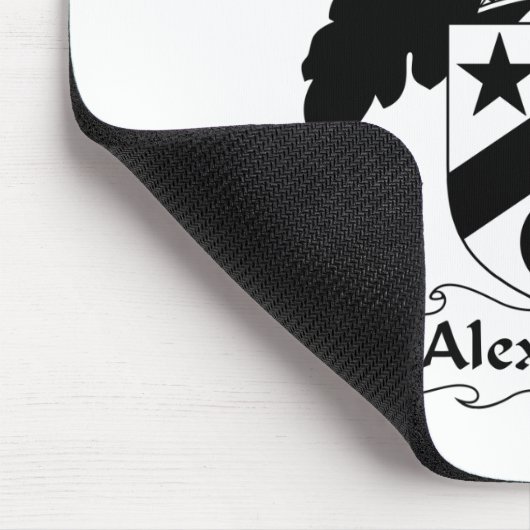 Alexander-Familienwappen Mousepad (Ecke)