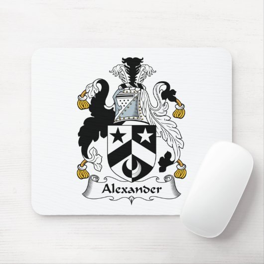 Alexander-Familienwappen Mousepad (Mit Mouse)