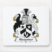 Alexander-Familienwappen Mousepad (Vorne)