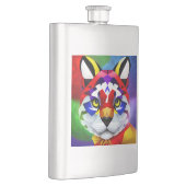 Alexander-Flasche aus rostfreiem Stahl Flachmann (Rechts)