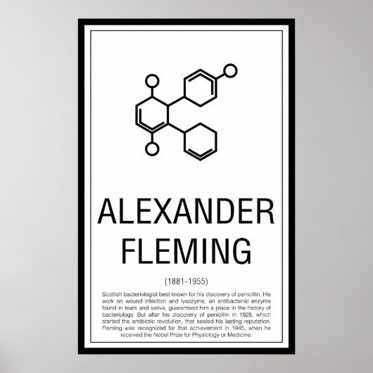 Alexander Fleming Poster (Vorne)
