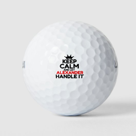 ALEXANDER GOLFBALL (Vorderseite)