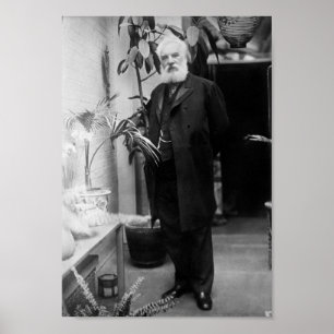Alexander Graham Bell - Erfinder des Telefons Poster